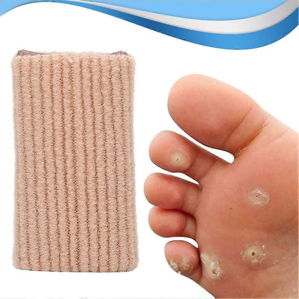 10 stk. elastisk tåhette smertelindring liktorn forebygger myk finger tåbeskytter