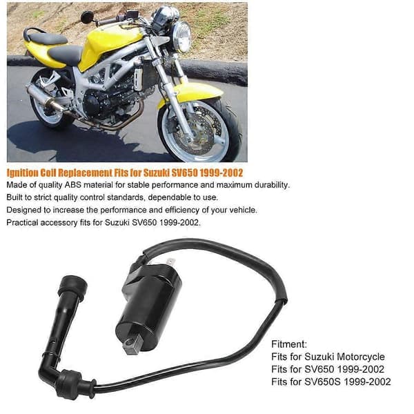 Bil Auto Tændspole Erstatning Passer til Suzuki SV650 1999-2002 Praktisk Tilbehør