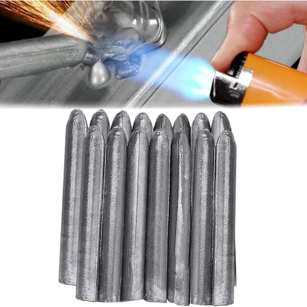 15 st universella svetsstavar, lågtemperaturflödeskärnsvetsstavar för nybörjare, för svetsning av legering/rostfritt stål/aluminium/koppar