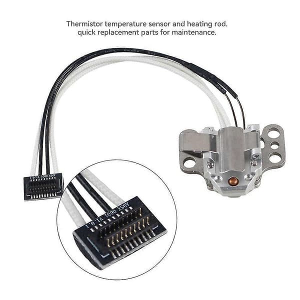 Til Flashforge AD5X Hotend Sensor Termistorer og Varmebestandig Hotend Base til AD5X 3D Printer Dele