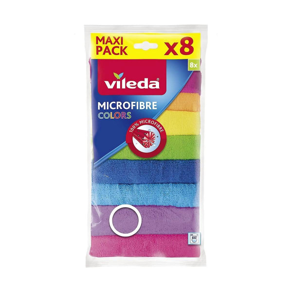 Rengöringsdukar Vileda Microfibres Blandade färger (30 x 30 cm)