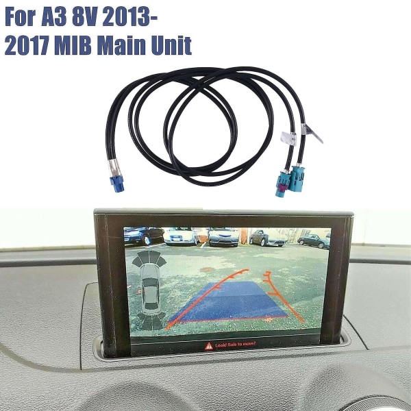 85 cm:n auton lvd:n videolinjakaapeli A3 8v S3 8p:lle 2013-2017 Navigointi-Gps-äänikaapeli