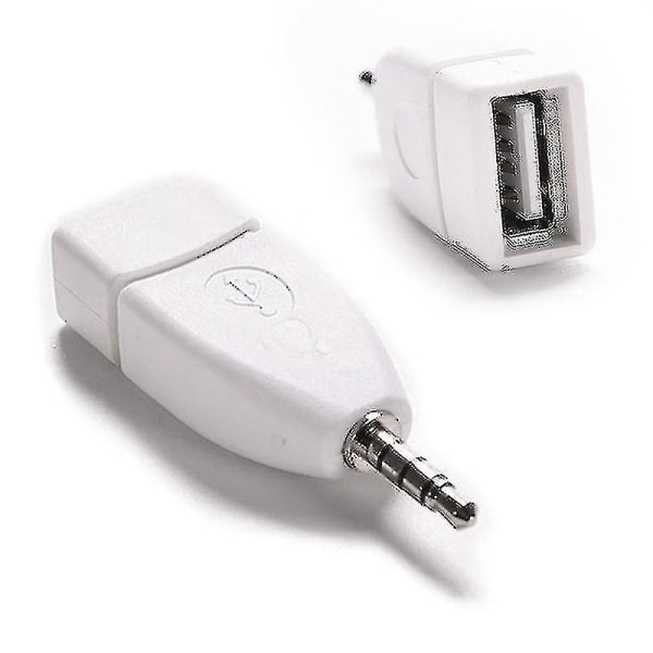 Converter Adapter Usb 2.0 Female To 3.5mm Male Aux Audio Durable Car Plug Jack