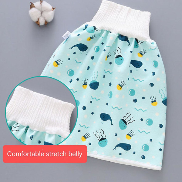 Tvättbar läckagesäker sängvätande kjol Grundtillbehör för de flesta föräldrar Ofta Man printed bear