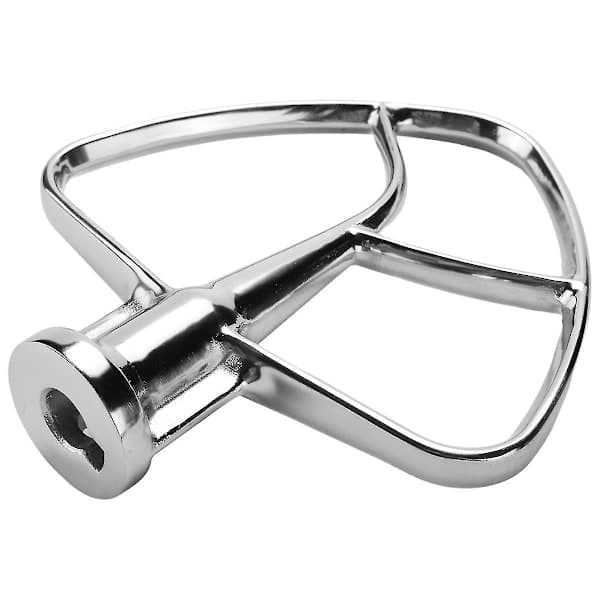Rustfritt stål flat visp for KitchenAid 4.5 Qt - 5 Qt Ti