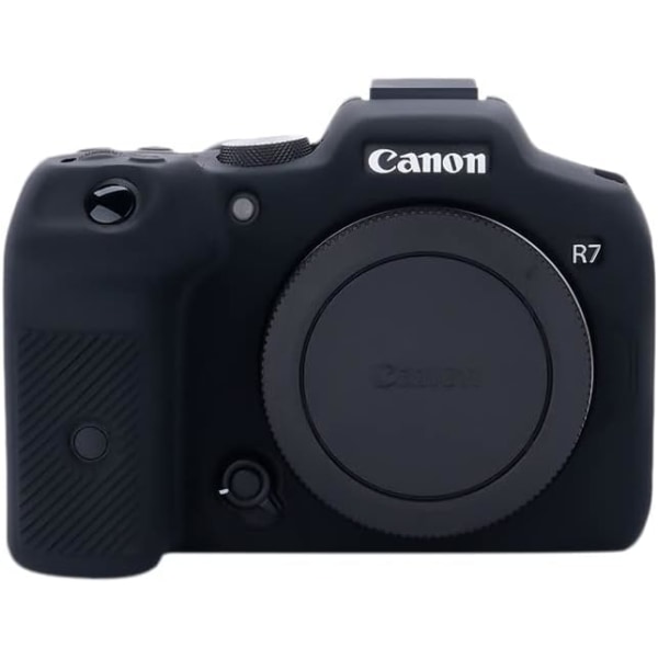 Beskyttende silikondeksel for Canon EOS R7-kamera - Lett og mykt gummi lett å bære, svart, eos r7 kameradeksel