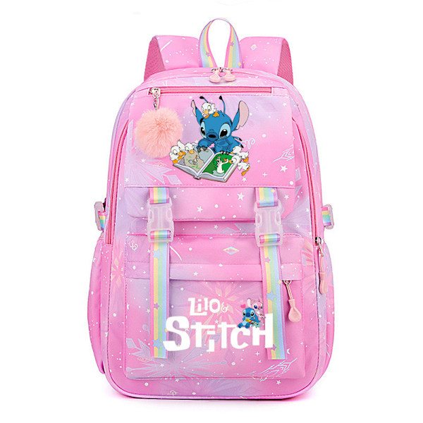 Lilo ja Stitch -reppu naisille, pojille, tytöille, koululaukku opiskelijoille ja teineille color1