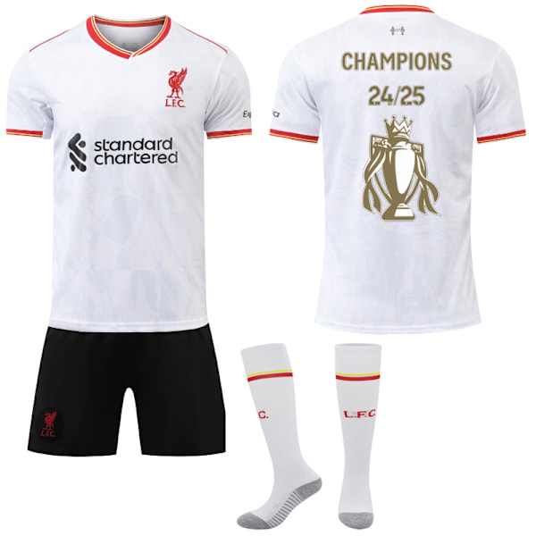 Liverpool Special Edition Fodboldtrøje til Børn og Voksne med Strømper udebane 2 away 2 XL