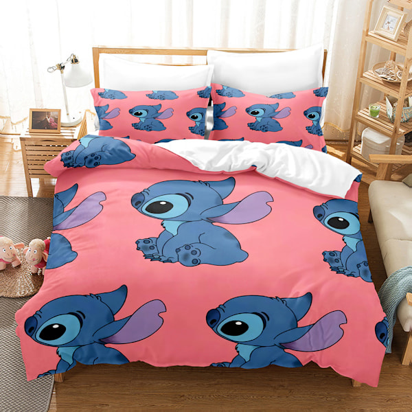 25 nya Stitch tredelade sängkläder hemtextilier täcke örngott