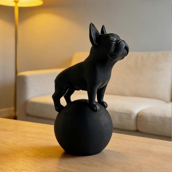 Fransk Bulldog-pynt – til hjemmet – med PLA