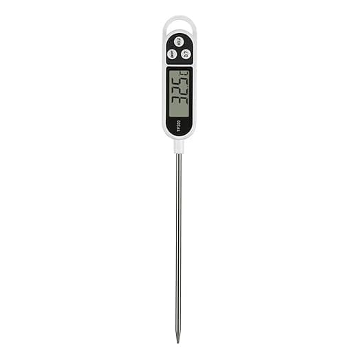 Matlagningstermometer, digital köttermometer med snabbavläsning, lång sond, automatisk avstängning för BBQ, kött, socker