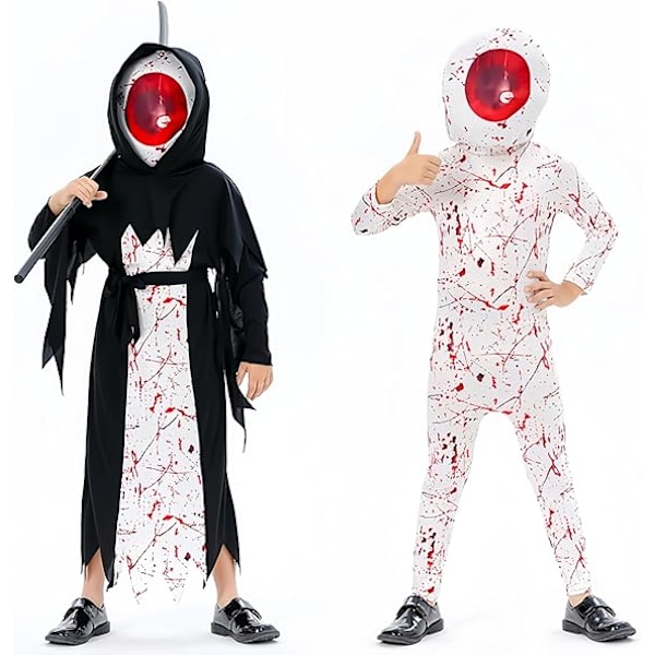 Halloween-asut, monitoiminen Halloween-asu ja vampyyri-paholaisen silmäasu lavalle ja anime-esityksiin B(without the Scythe) M