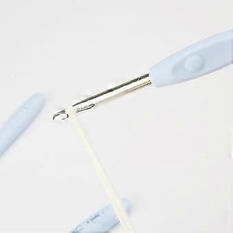 Crochet Hooks for Crocheting, Weaving, 10 Sizes, Crochet Hook Set for Arthritic Hands, Extra Long and Non-Slip TPR Handle