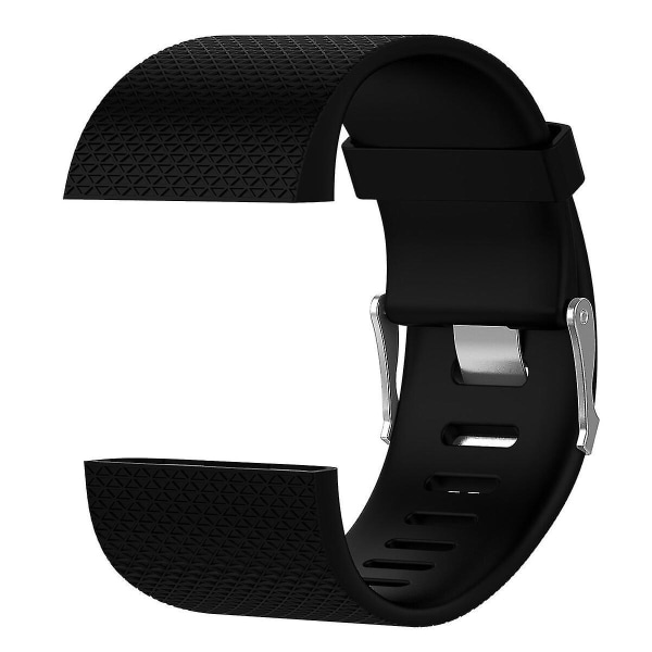 Rem for Fitbit Surge - Størrelse Stor (svart)