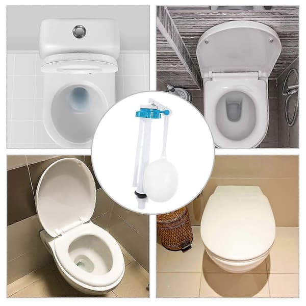 Universal toiletpåfyldningsventiludskiftning til tank 1 sæt effektiv flydeventil