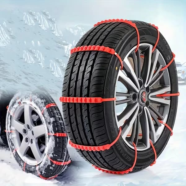 [Kraftig|Vintergrepp] Kraftiga terrängdäckskedjor (ATV) | Vintergrepp med is- och snögrepp | Passar