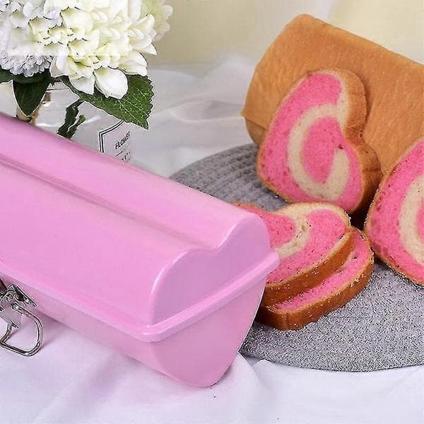 Non-stick bageform i rustfrit stål - brødform til brød, kage, ost | Cylinder, hjerte, blomsterformer Style03