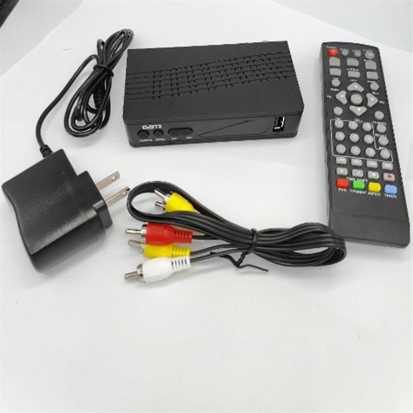 HD99 FTA HEVC 264 DVB T2 Digital TV-tuner 264 TV-mottaker Full HD DVBT2 Videodekoder EU-plugg Black