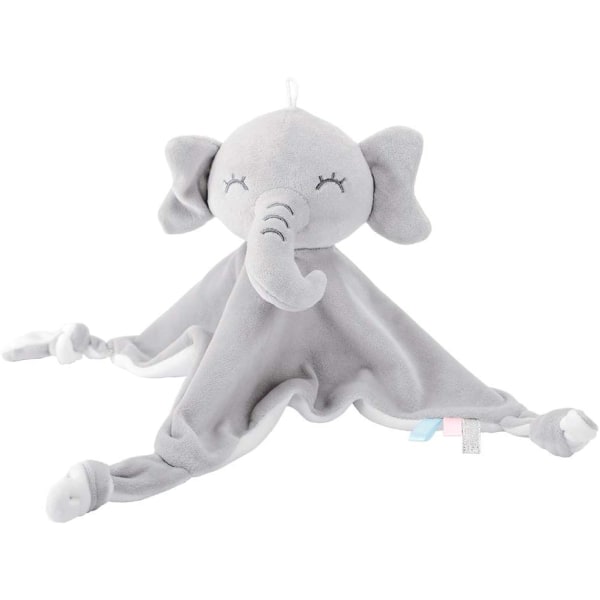 Personlig pige Doudou, Elephant Baby Boy Doudou, blød polyester fløjl, ledsager fra fødslen