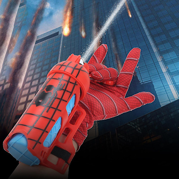 Spider-Man Handske Nät Skytt Hjälte Launcher Handled Leksaksset Spiderman Armskydd Leksaker B