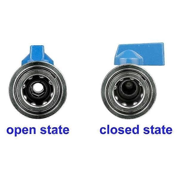 Hög Kulventil Kit 3/8 NPT Snabbkoppling 4500 PSI för Högtryckstvättslang
