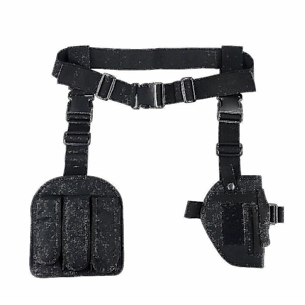 Taktisk Pistoldroppbenholster, Magasinficka och Bältesholster