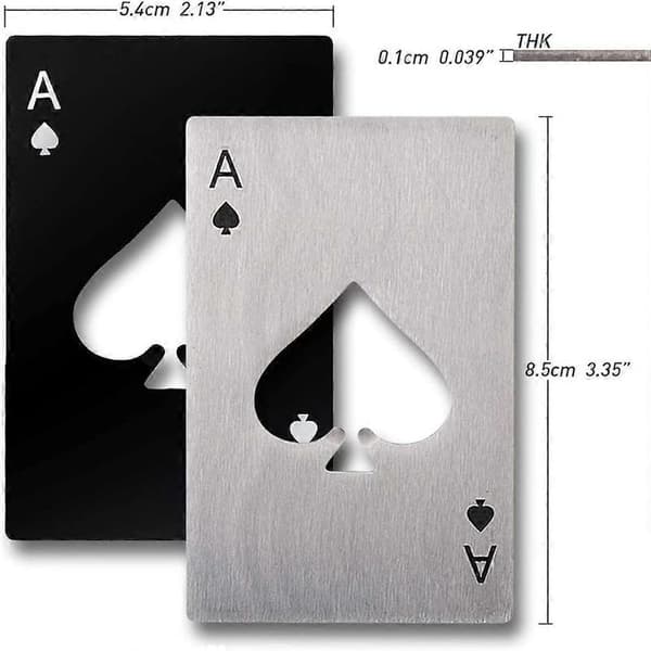 6 kpl pokeripullonavaajia, hopea ja musta