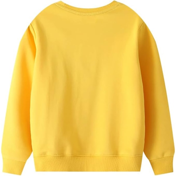 Dinosaur Print Langærmet Casual Sweatshirt til Småbørn Drenge, der Gløder i Mørket 1shark 4T