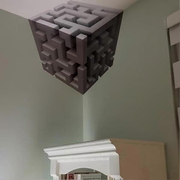 3D Optisk Illusion Tapet för Vägg Tak Vardagsrum Sovrum
