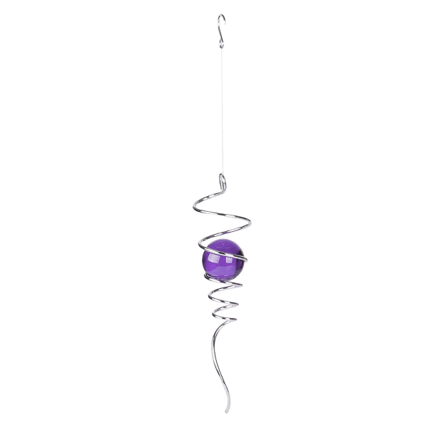 Gazing Ball Tail - koristeellinen tuulipyörö sisä- ja ulkokäyttöön Purple