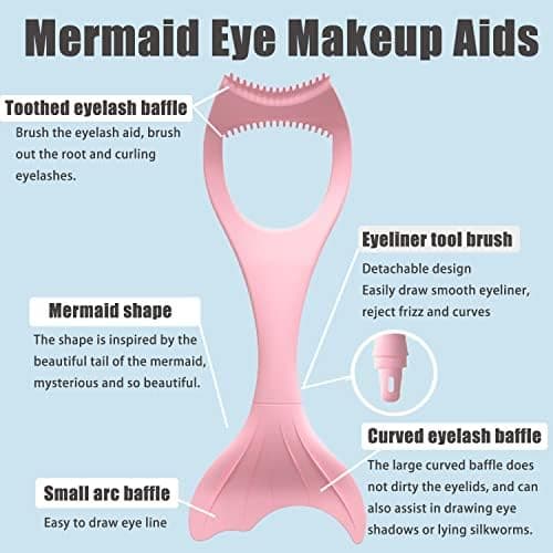 150x57mm 3pcs Mascara Shield, Silicone Mascara Applicator, Eyelash Comb Cosmetic Tool, Reusable Makeup Eyelash Tool 24oz