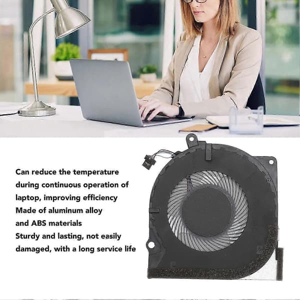 4-bens CPU-køleventilator til HP Probook 430 G6-serien - Effektiv varmeafledning, DC5V 0.5A