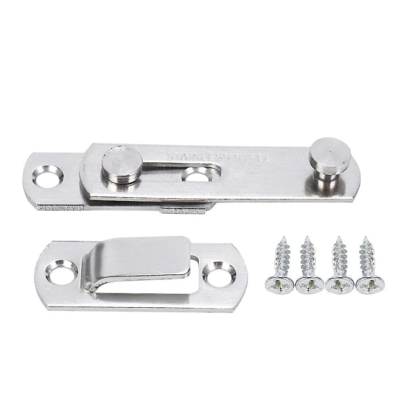 Hasp Spärr Metall Hasp Spärr Lås Skjutdörr Lås För Fönster Skåp Montering