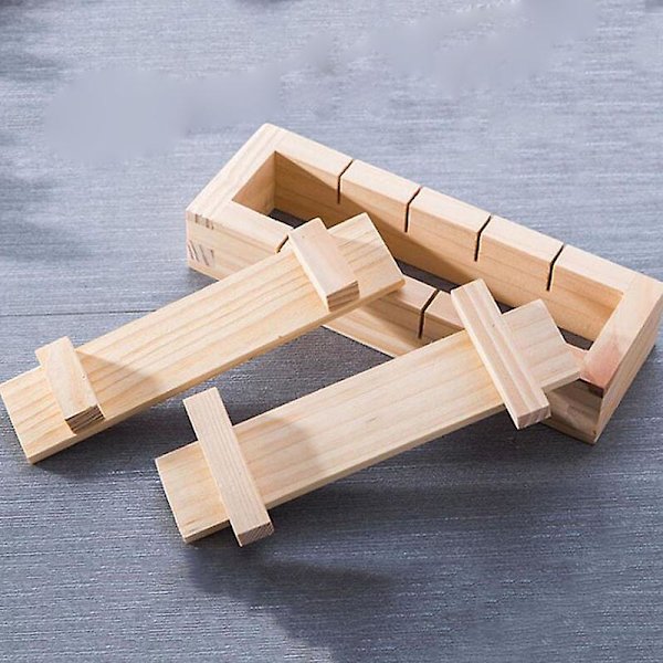 Træ Sushi Maker Risform Sushi Making Kit Sæt Til Køkken Tilbehør Madlavning Værktøj