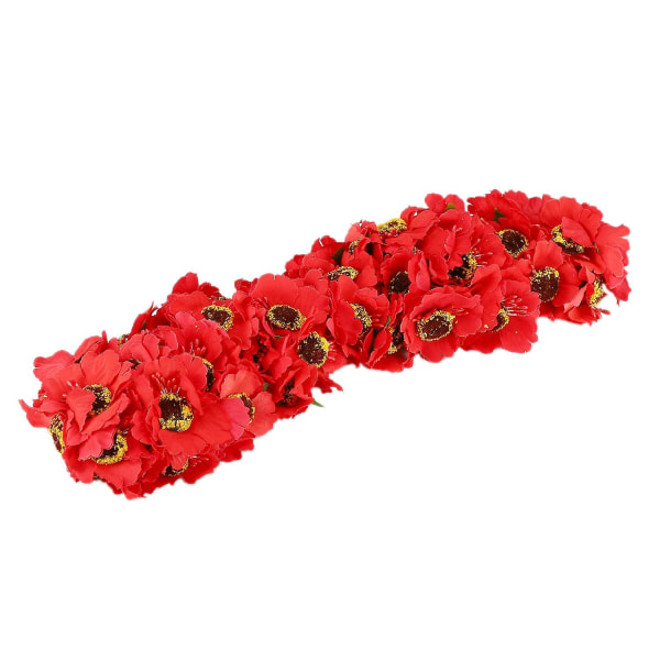 High Quality Silk Poppies Camellia 5cm 60pcs/lot Artificial Flowers Corn Poppy Hand Made Small Wedd