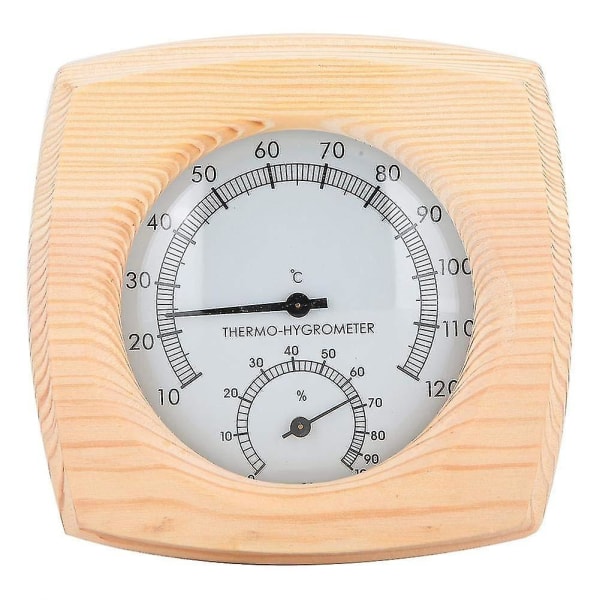 Badstue termometer, digitalt romtermometer Hygrometer Temperatur Fuktighetstermometer Badstue Romtermometer og hygrometer
