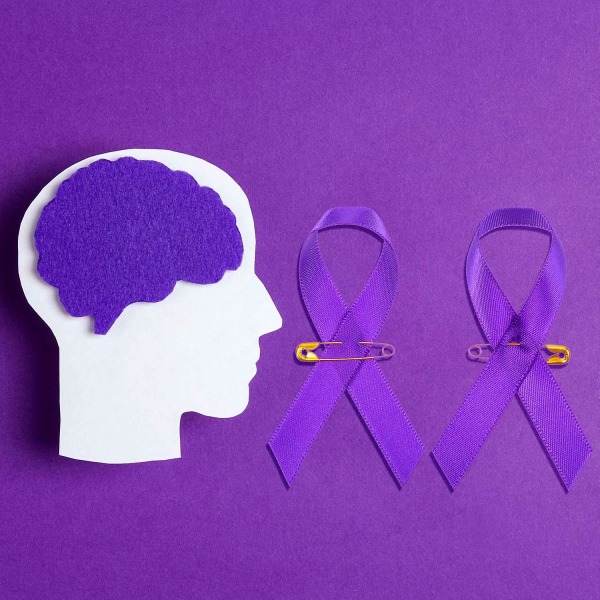 Purple Awareness Ribbon Pins Purple Ribbon Lapel Pins Purple Satin Fabric Ribbons With Safety Pins For Women Girls (100 P)