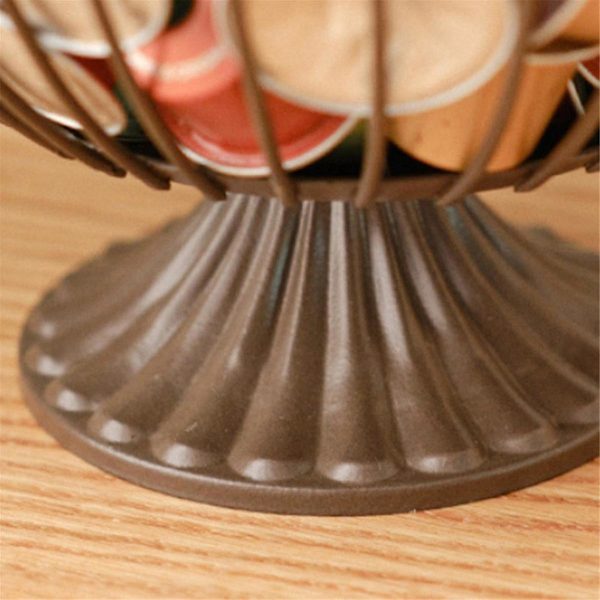 Espresso Kapselhållare Behållare Disk Kaffekapslar Hållare Snack Frukt Organizer Kök Tillbehör White