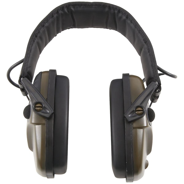 Elektroniske støydempende øreklokker Elektroniske støydempende flerfunksjons praktiske øreklokker Army Green