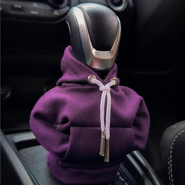 Hættetrøje Gear Shift Cover, Gear Stick Hættetrøje, Hættetrøje Gear Shift Cover, Gear Shift Hættetrøje, Bil Shifter Hættetrøje Purple