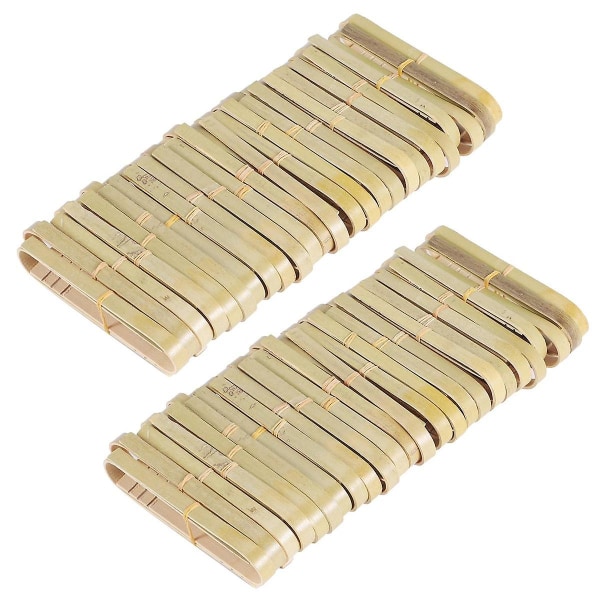 50pcs Tongs Disposable Cooking Utensils Mini Bamboo Tongs Natural Toast Tongs For Cooking Bamboo