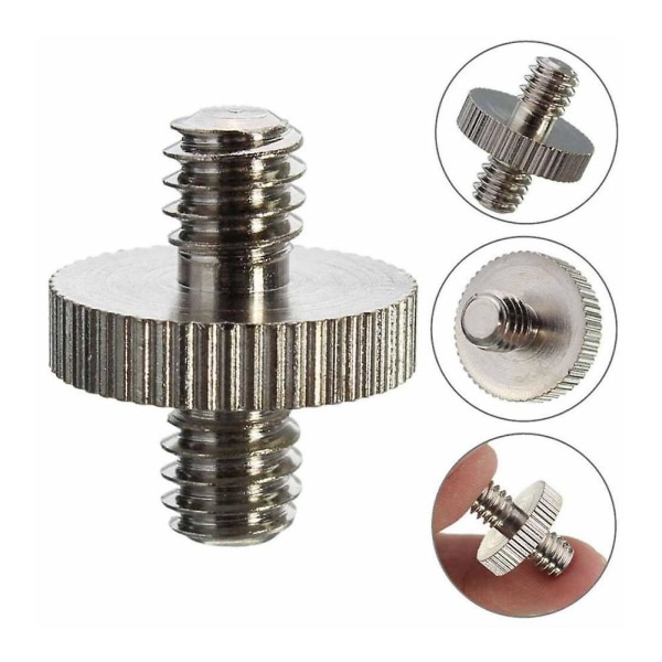 1/4" Male To 1/4" Male Threaded Camera Screw Adapter For Tripod( Mount