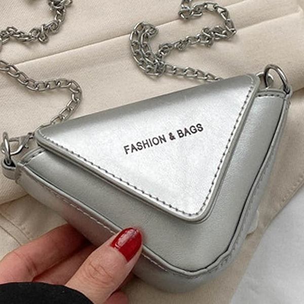 Trekant Rem Strop Taske, Slingback Taske, Kvinder Fanny Packs Lille Skuldertaske Kæde Brysttasker Slingback Taske til Kvinder