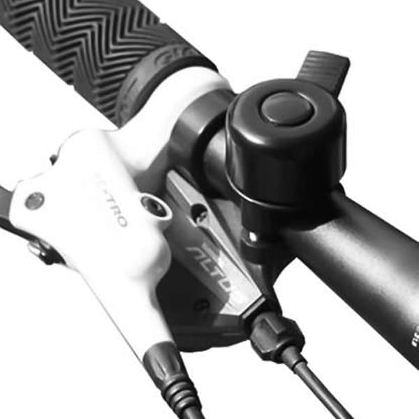 2-pack - Cykelringklocka - Cykelklocka Svart black