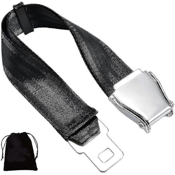 Bältesförlängare för flygplan E4-certifierad, justerbar från 15,2 cm till 81,3 cm Happy H