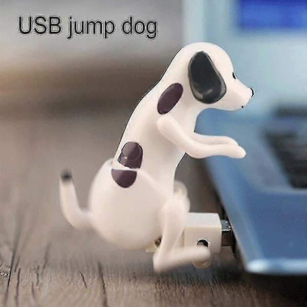 Hund USB-minnepinne Dataoppbevaring for datamaskin og notatbok White 16G