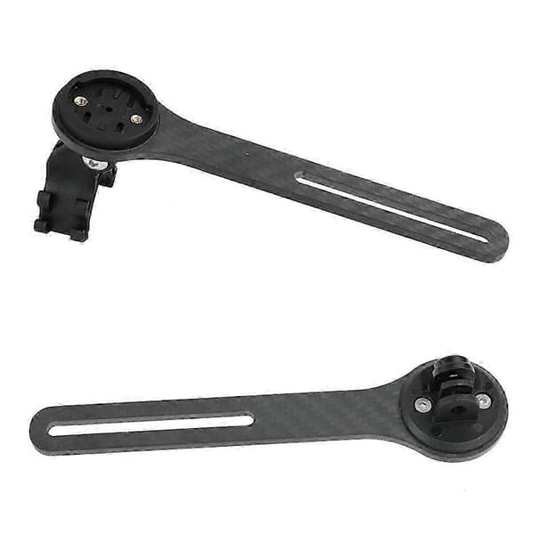 Kulfiber Cykelcomputerholder til Garmin Bryton Modeller Black