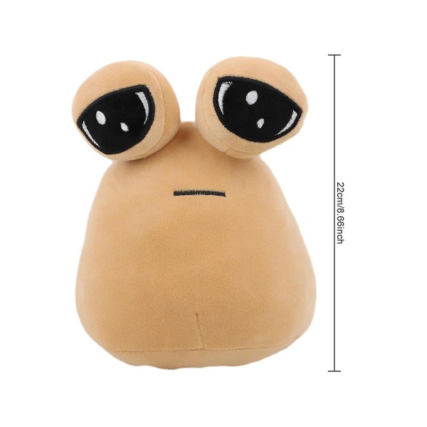My Pet Alien Pou Plysj Leke Furdiburb Emotion Alien Plysj Utstoppet Dyr Pou Doll