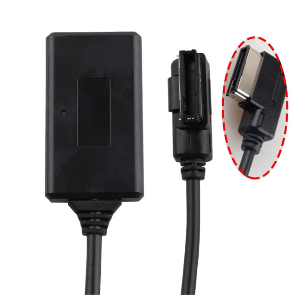 MMI Bluetooth modul Aux-kabel Trådlös ljudingång Aux Radio Media Interface för Q5 A5 A7 R7 S5 A6L A8L A4L Black