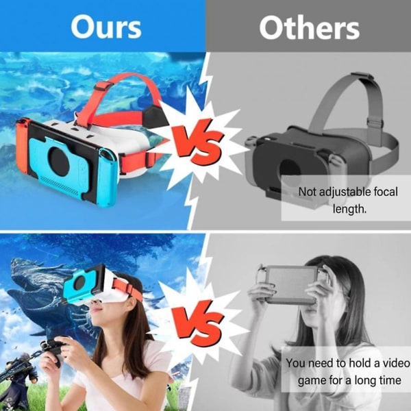 For Nintend Switch Labo Vr Briller Virtuell Realitet Filmer For Switch Spill Vr Headset Briller For Switch Oled Spill Tilbehør